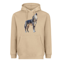 Mushroom wolf Heavyweight Hoodie - LillyAllenDesigns