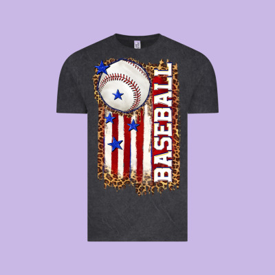 Vintage Tee baseball american flag
