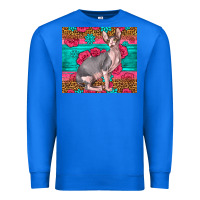 True Royal Pink Glitter And Roses Sphynx Cat Premium Sweatshirt - LillyAllenDesigns