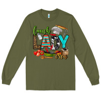 Army Green lunch lady crew Long Sleeve Tee - AdoDesignShop
