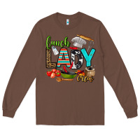 Chestnut lunch lady crew Long Sleeve Tee - AdoDesignShop