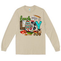 Mushroom lunch lady crew Long Sleeve Tee - AdoDesignShop
