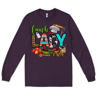 Plum lunch lady crew Long Sleeve Tee - AdoDesignShop