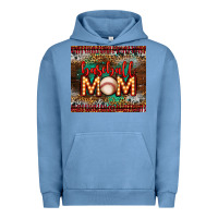 Pigment Pebble Blue baseball Urban Hoodie - LillyAllenDesigns