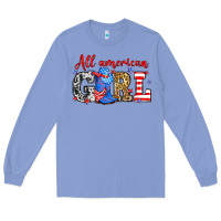 Colony Blue All American girl Long Sleeve Tee - Neo Western