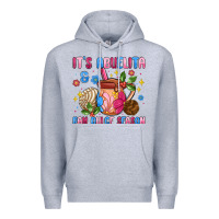 Heather Grey its abuelita and pan dulce season Premium Hoodie - MaliasSmallBusiness
