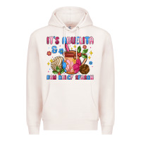 Pale Pink its abuelita and pan dulce season Premium Hoodie - MaliasSmallBusiness