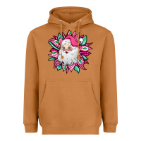 Meerkat pink Christmas Santa Claus sunflower Heavyweight Hoodie - Jasminsmagicworld