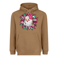 Toasted Coconut pink Christmas Santa Claus sunflower Heavyweight Hoodie - Jasminsmagicworld
