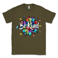 Army Green be kind2 Classic Tee - SublimationCraftShop