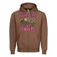 Chestnut gracias san judas tadeo Zipper Hoodie - JahusDesignShop