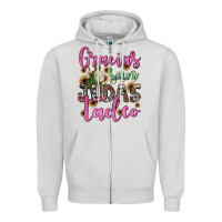 Dove Grey gracias san judas tadeo Zipper Hoodie - JahusDesignShop