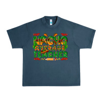 Midnight Navy nacho average teacher Urban Heavy Tee - texasbilliewilder