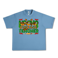 Pebble Blue nacho average teacher Urban Heavy Tee - texasbilliewilder