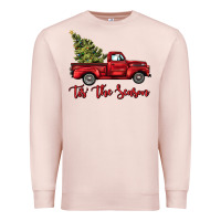 Pale Pink tis the season Premium Sweatshirt - BarkalooDesign