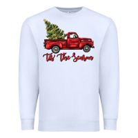 White tis the season Premium Sweatshirt - BarkalooDesign