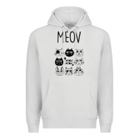 Dove Grey Meow Premium Hoodie - Bettercallsaul