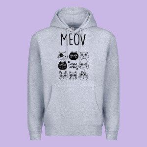 Meow Premium Hoodie Designed By Bettercallsaul