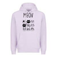 Lilac Meow Premium Hoodie - Bettercallsaul