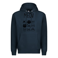 Navy Meow Premium Hoodie - Bettercallsaul
