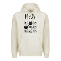 Oatmeal Heather Meow Premium Hoodie - Bettercallsaul