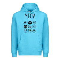 Ocean Blue Meow Premium Hoodie - Bettercallsaul