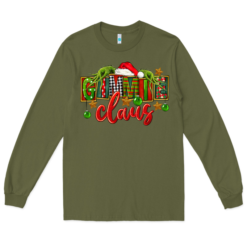 Christmas Gimmie Claus Long Sleeve Tee by FaDigitalArtStudio | Teevron