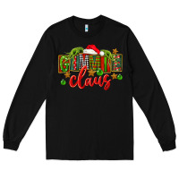 Black Christmas gimmie claus Long Sleeve Tee - FaDigitalArtStudio