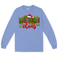 Colony Blue Christmas gimmie claus Long Sleeve Tee - FaDigitalArtStudio