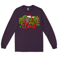 Plum Christmas gimmie claus Long Sleeve Tee - FaDigitalArtStudio
