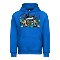Cobalt fishing mom Urban Hoodie - LillyAllenDesigns