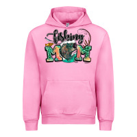 Fuchsia Pink fishing mom Urban Hoodie - LillyAllenDesigns