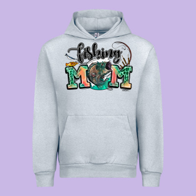 Fishing Mom Urban Hoodie Designed By Lillyallendesigns