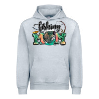 Heather Grey fishing mom Urban Hoodie - LillyAllenDesigns