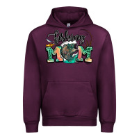 Mauve Wine fishing mom Urban Hoodie - LillyAllenDesigns