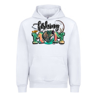 White fishing mom Urban Hoodie - LillyAllenDesigns
