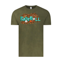 Vintage Olive baseball Vintage Tee - texasbilliewilder