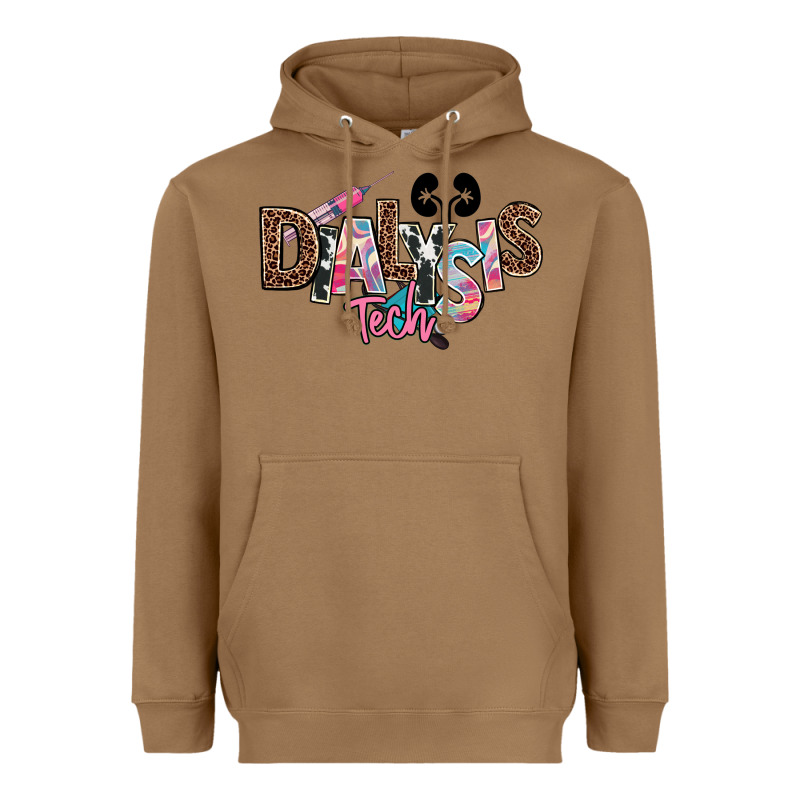 Dialysis Technician Kidney Tech Heavyweight Hoodie by NancyCooperArtShop | Teevron