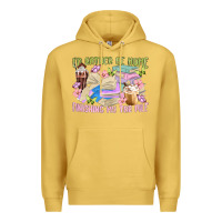 Antique Gold id rather be home finishing my tbr pile Premium Hoodie - MaliasSmallBusiness