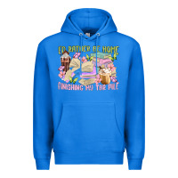 True Royal id rather be home finishing my tbr pile Premium Hoodie - MaliasSmallBusiness