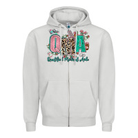 Dove Grey qma qualified medical aide Zipper Hoodie - AdoDesignShop