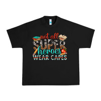 Black not all superheroes wear capes with books Urban Heavy Tee - texasbilliewilder
