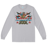 Moon Dust All American dude 4th of July Long Sleeve Tee - CowGirlArtShop