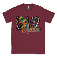 Burgundy love autism Classic Tee - SublimationCraftShop