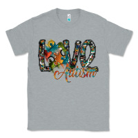 Heather Grey love autism Classic Tee - SublimationCraftShop