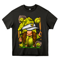 Asphalt softball gnome Heavy Core Tee - SublimationCraftShop
