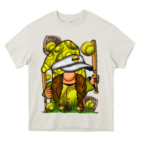 Cream softball gnome Heavy Core Tee - SublimationCraftShop