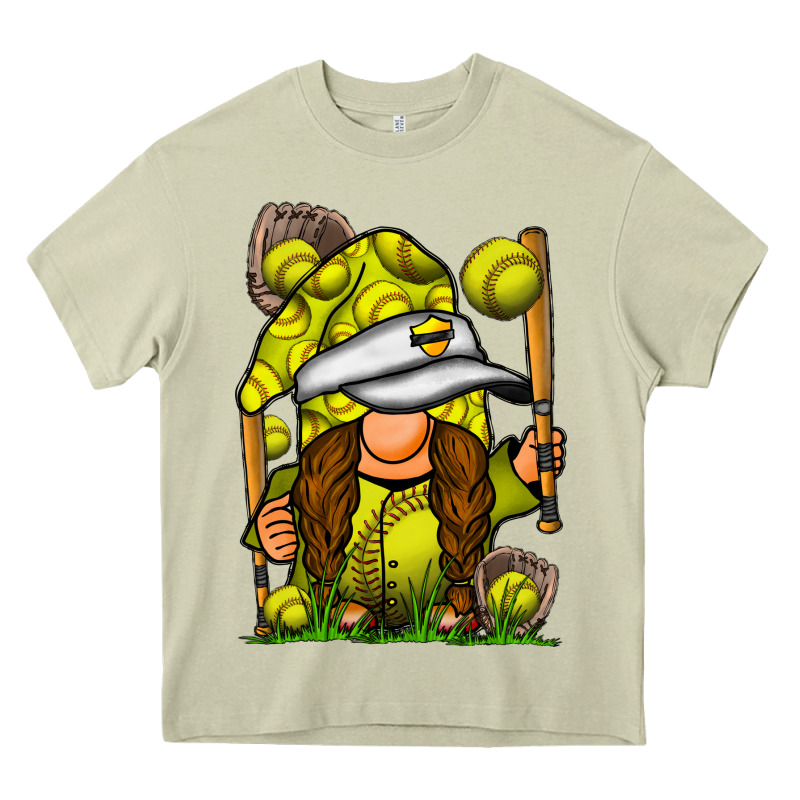 Softball Gnome Heavy Core Tee by SublimationCraftShop | Teevron