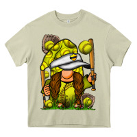 Mossy softball gnome Heavy Core Tee - SublimationCraftShop