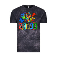 Cloud Black support squad autism Vintage Tee - Zillion Design Studio